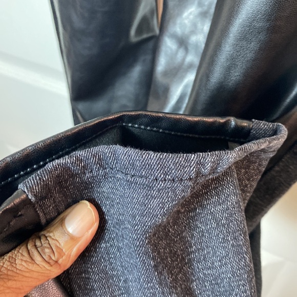 Abercrombie & Fitch Mixed Fabric Ultra High Rise Ankle Straight Jean Size 27 - Picture 11 of 17